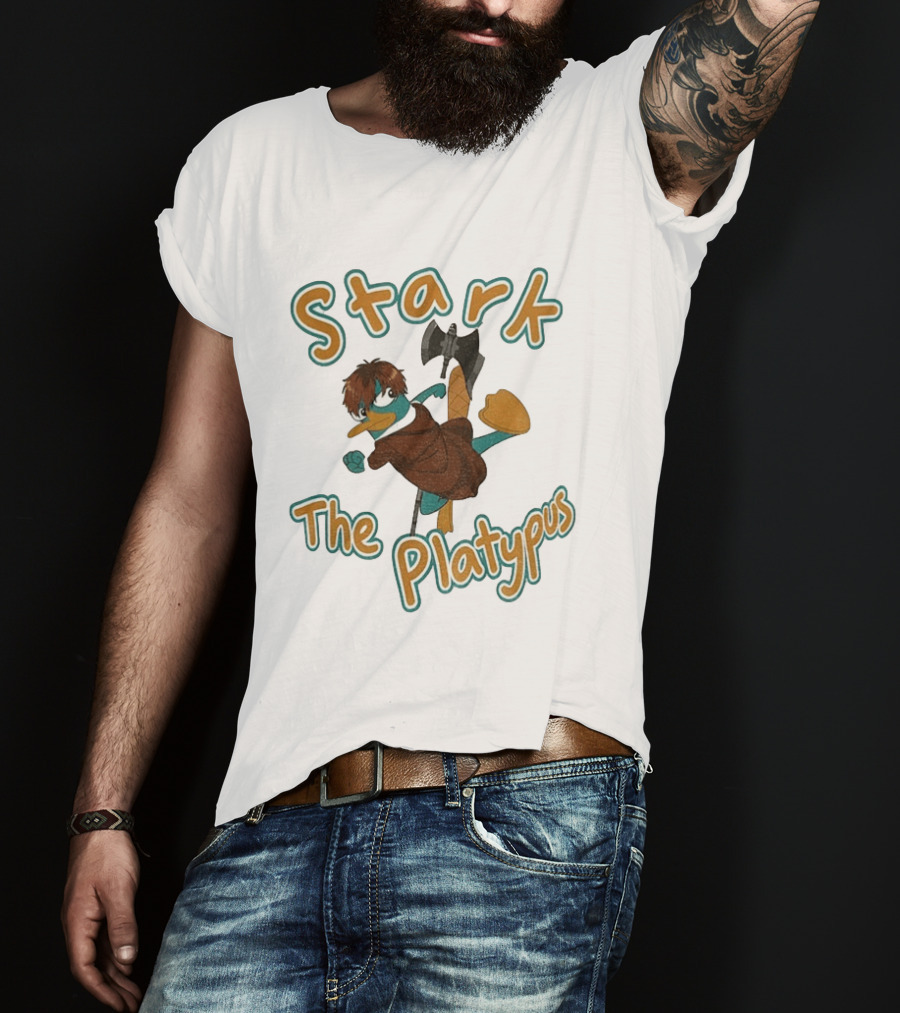 Stark Perry The Platypus Crossover Character Mashup T-Shirt