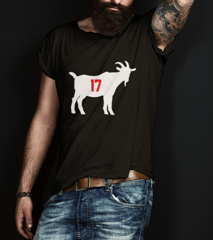 17 White Billy Goat T-Shirt