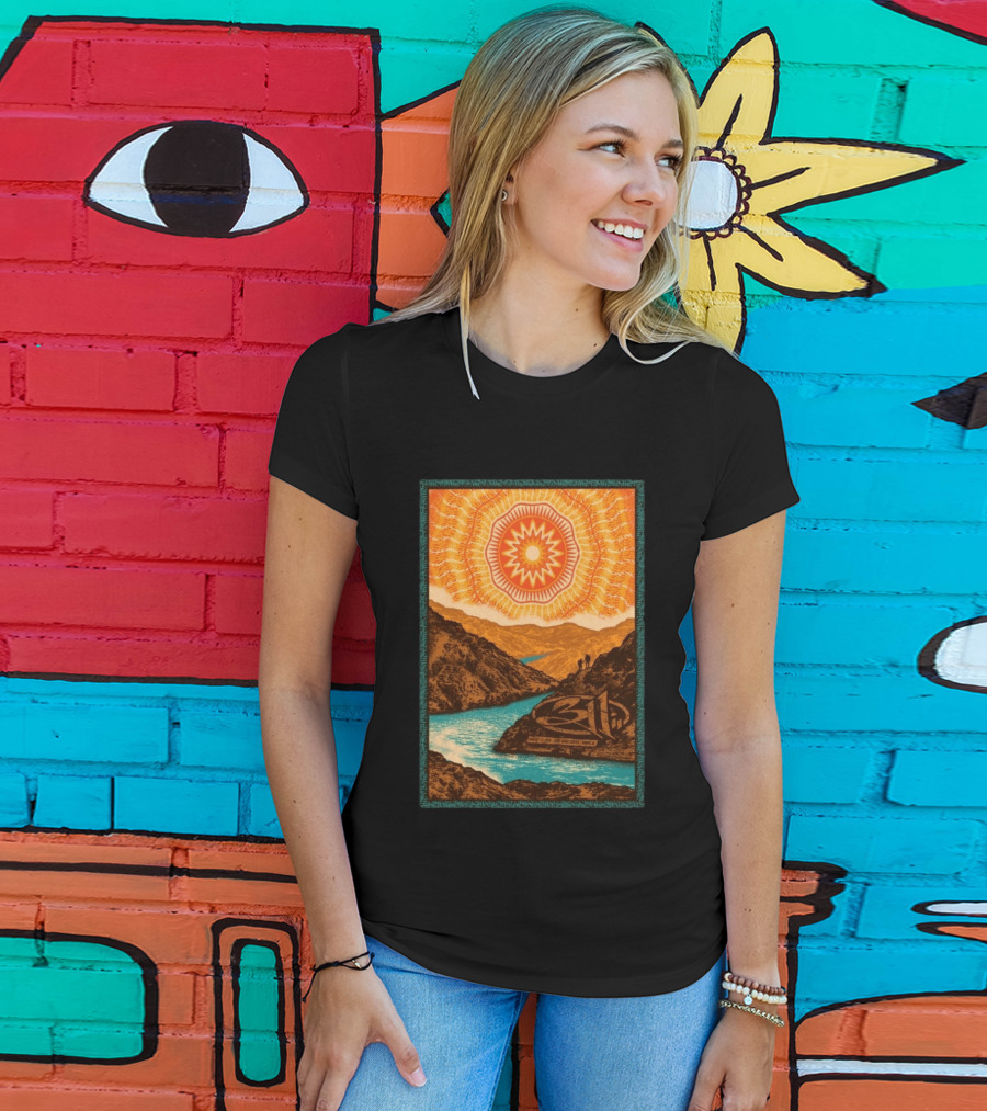 311 August 11 2026 Nampa ID Sunburst Mountain River Scene T-Shirt
