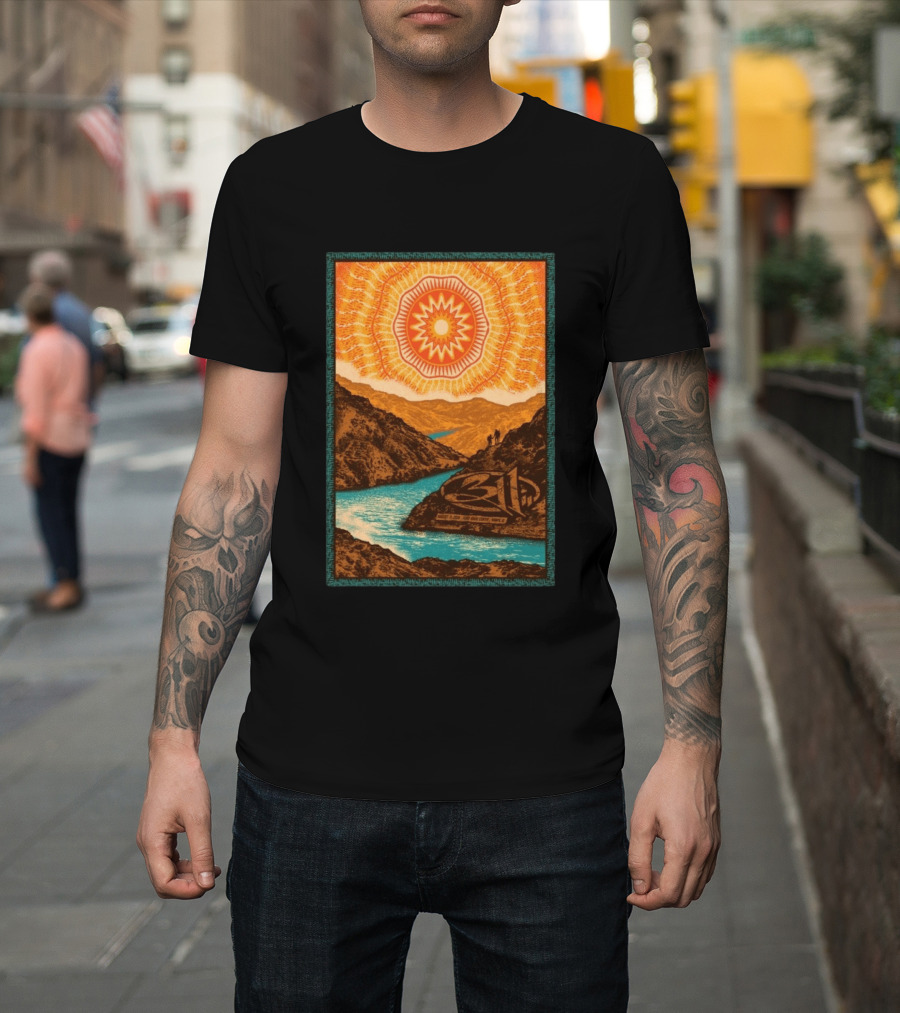 311 August 11 2026 Nampa ID Sunburst Mountain River Scene T-Shirt