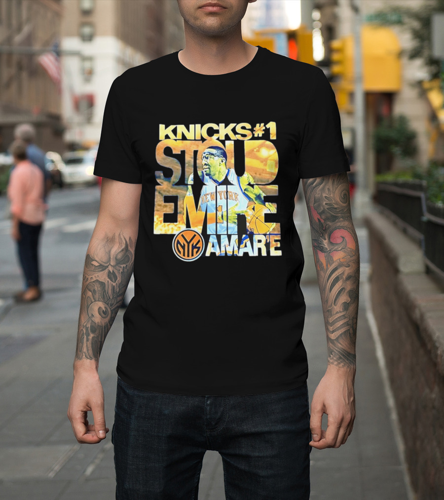 Knicks #1 Stoudemire Amare New York NYK T-Shirt