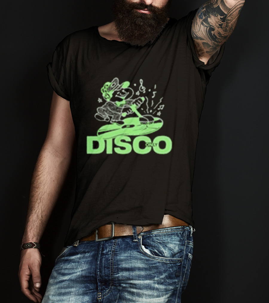 Disco Only Groove Maintenance Retro Character Dance Vibes T-Shirt