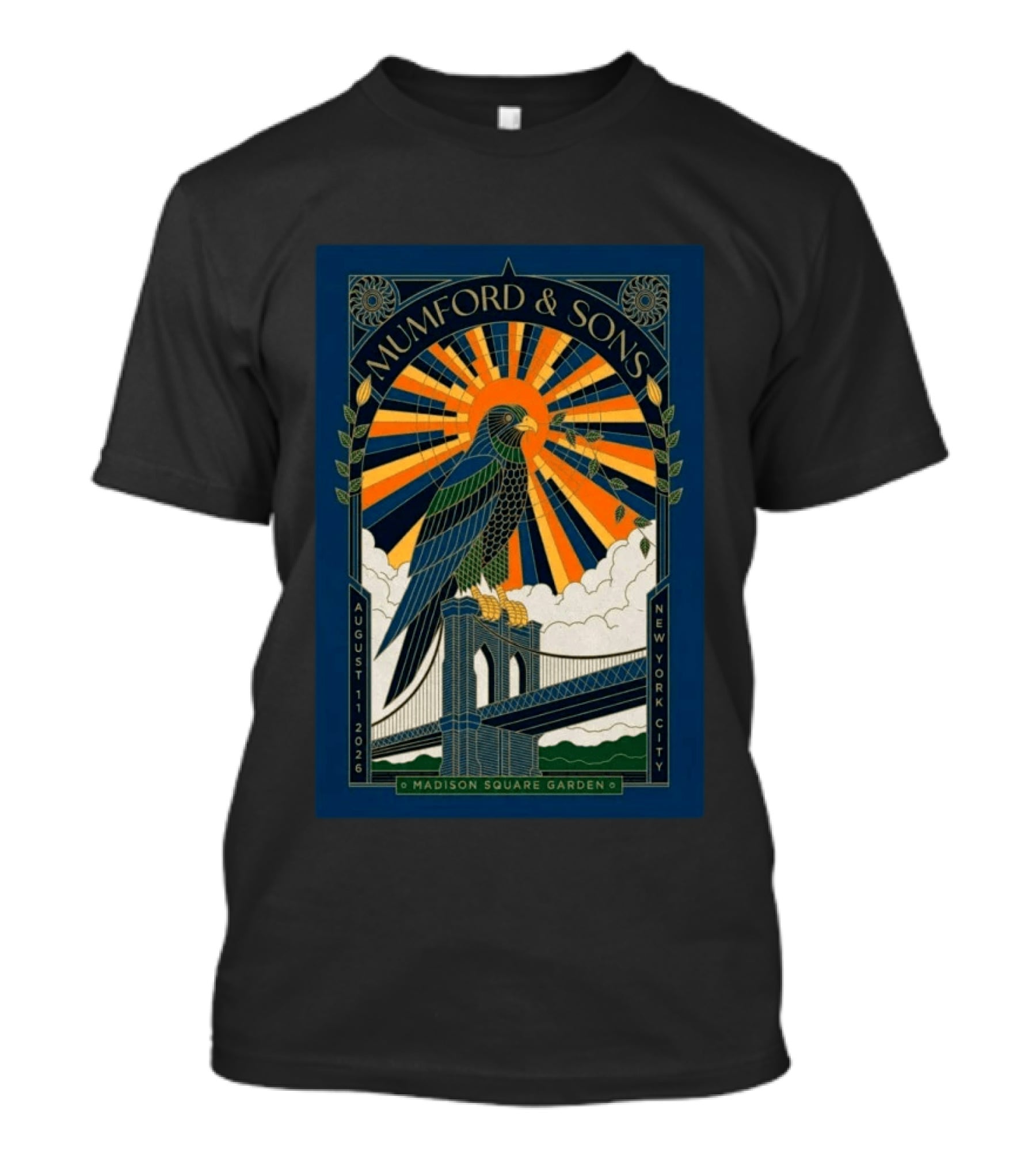 Mumford And Sons Madison Square Garden August 11 2026 New York City T-Shirt