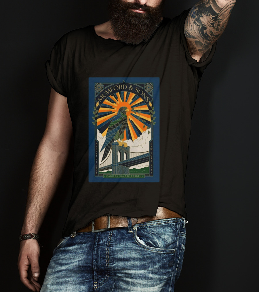 Mumford And Sons Madison Square Garden August 11 2026 New York City T-Shirt