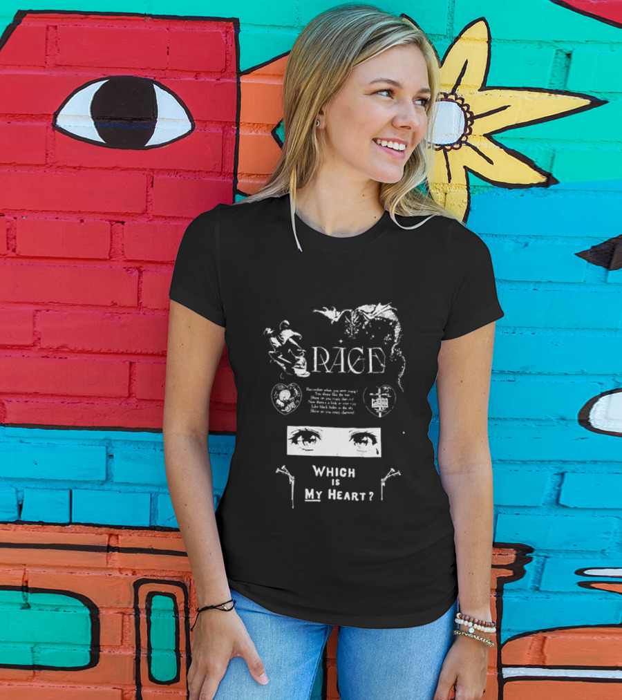 Rage Broken Hearts Wicked Is My Heart T-Shirt