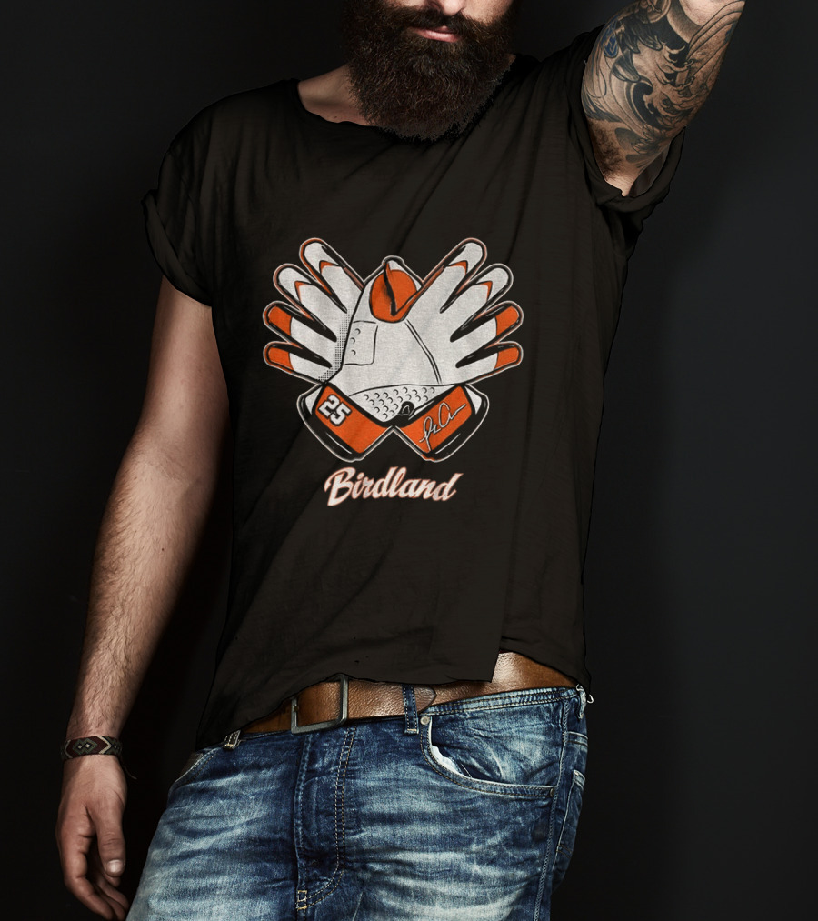 Birdland Bird Hands Celebration Pete Alonso Signature 25 T-Shirt