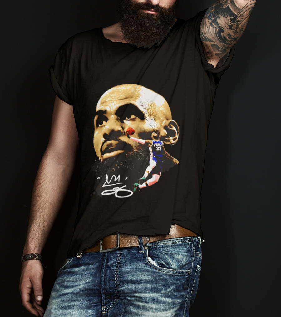 LeBron James Philadelphia 23 Dunk GOAT Signature T-Shirt