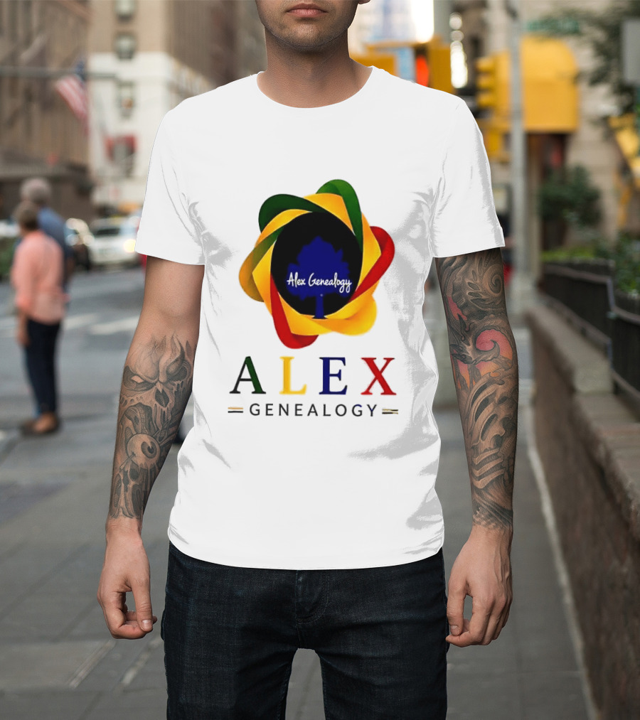 Alex Genealogy Trust Census Records More Than People Colorful Tree T-Shirt