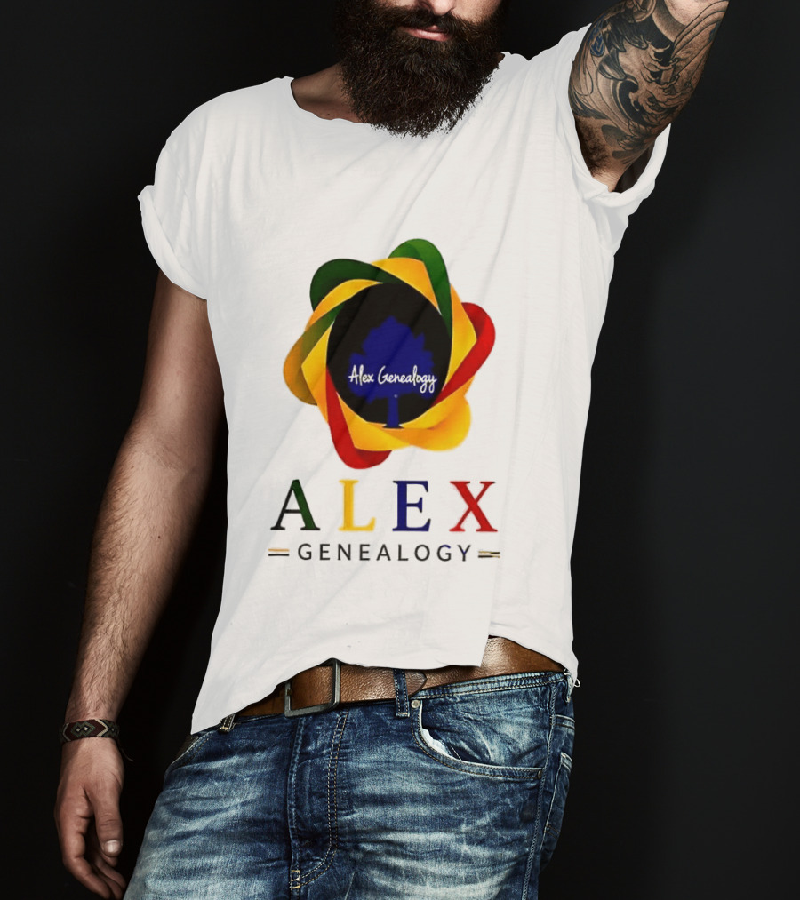 Alex Genealogy Trust Census Records More Than People Colorful Tree T-Shirt