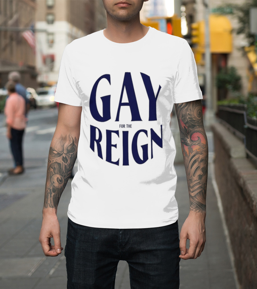 Reign FC Wildfang Pride Gay For The Reign T-Shirt