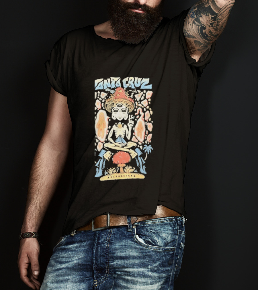 Boardertown Santa Cruz Winkowski Spaced Out Trippy 70s T-Shirt