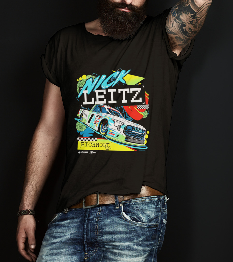 Nick Leitz Richmond NC Tricon Truck Series 2026 Racing T-Shirt