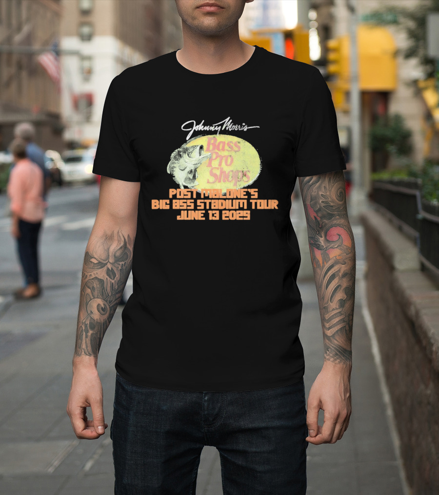 Johnny Morris Bass Pro Shops Post Malone's Big Ass Stadium Tour June 13 2025 T-Shirt