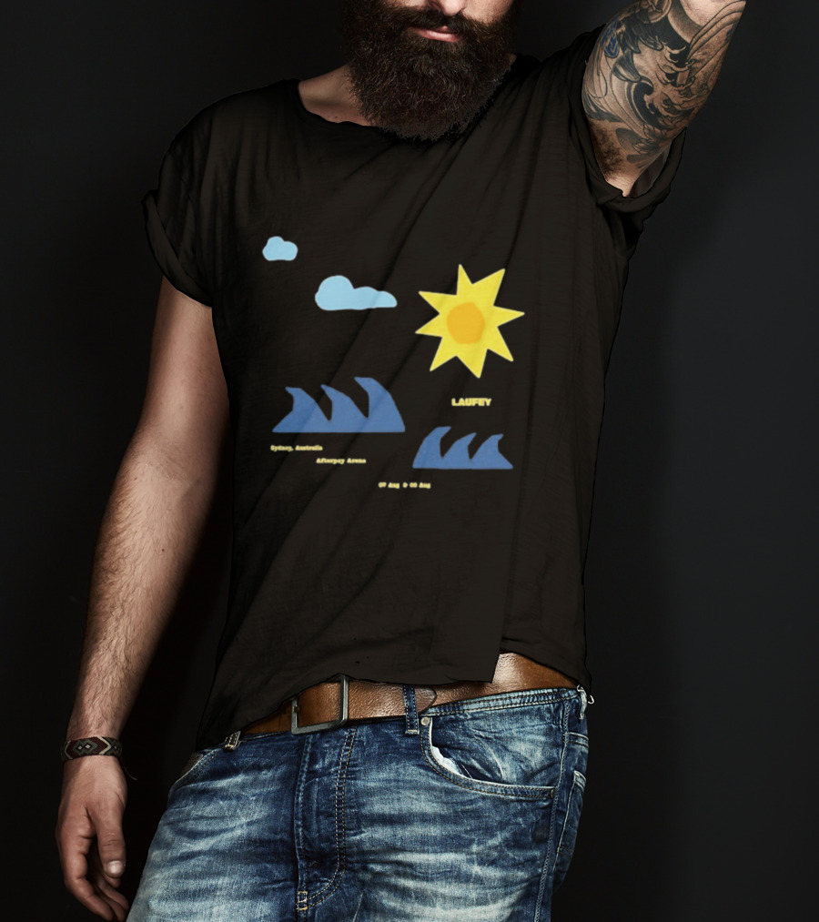 Sydney Australia Opera House Laufey Event Sun & Clouds T-Shirt