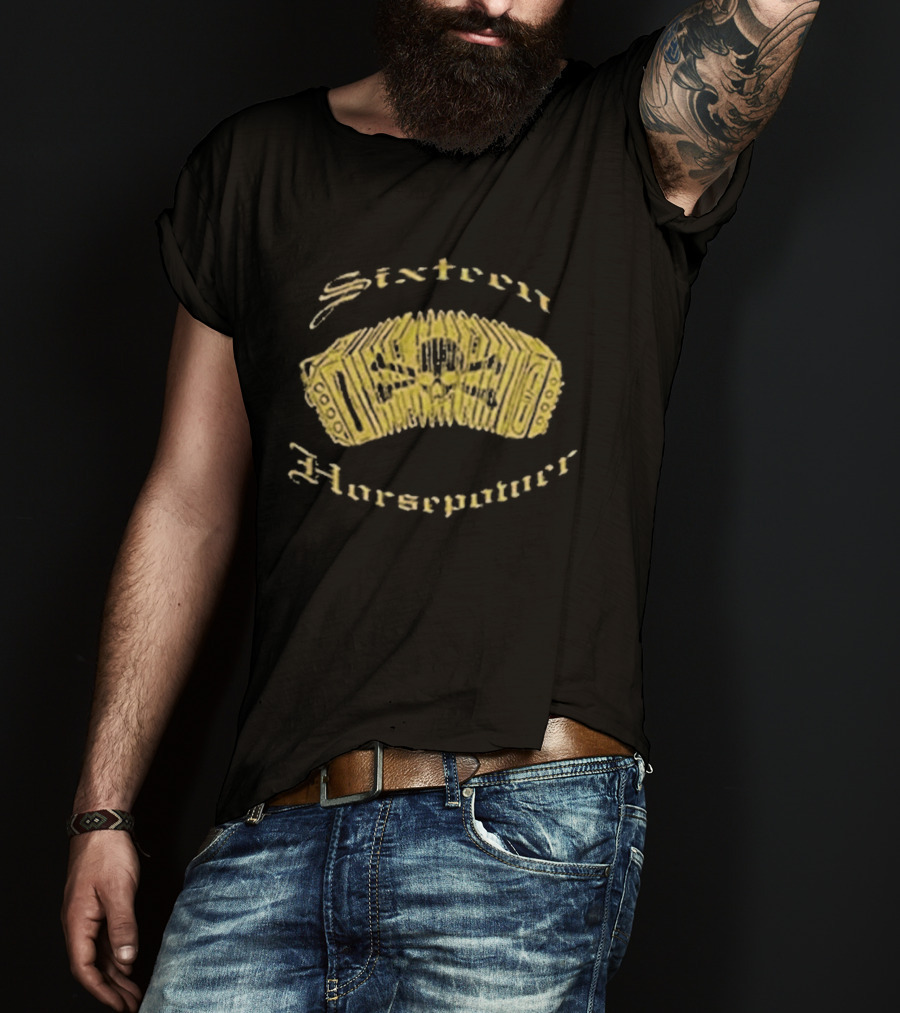 Sixteen Horsepower Yellow Accordion T-Shirt