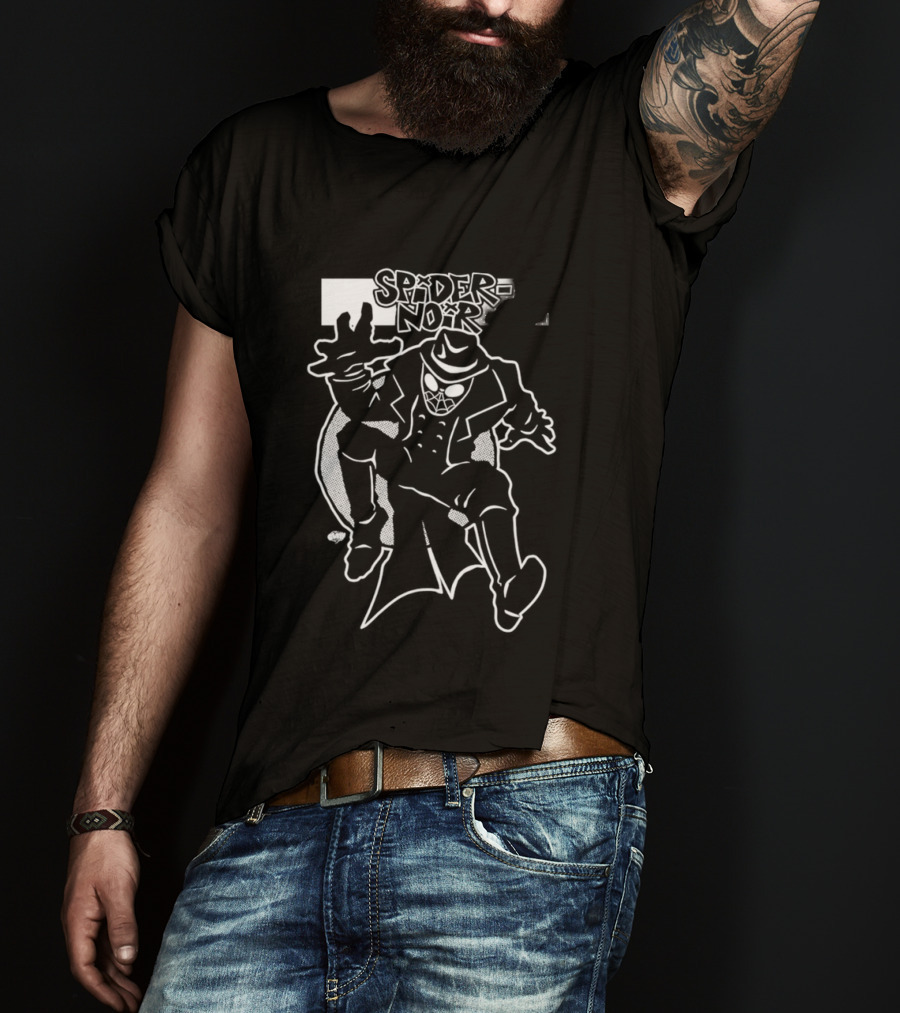 Spider Noir Spider Man Noir Comic Style Hero T-Shirt
