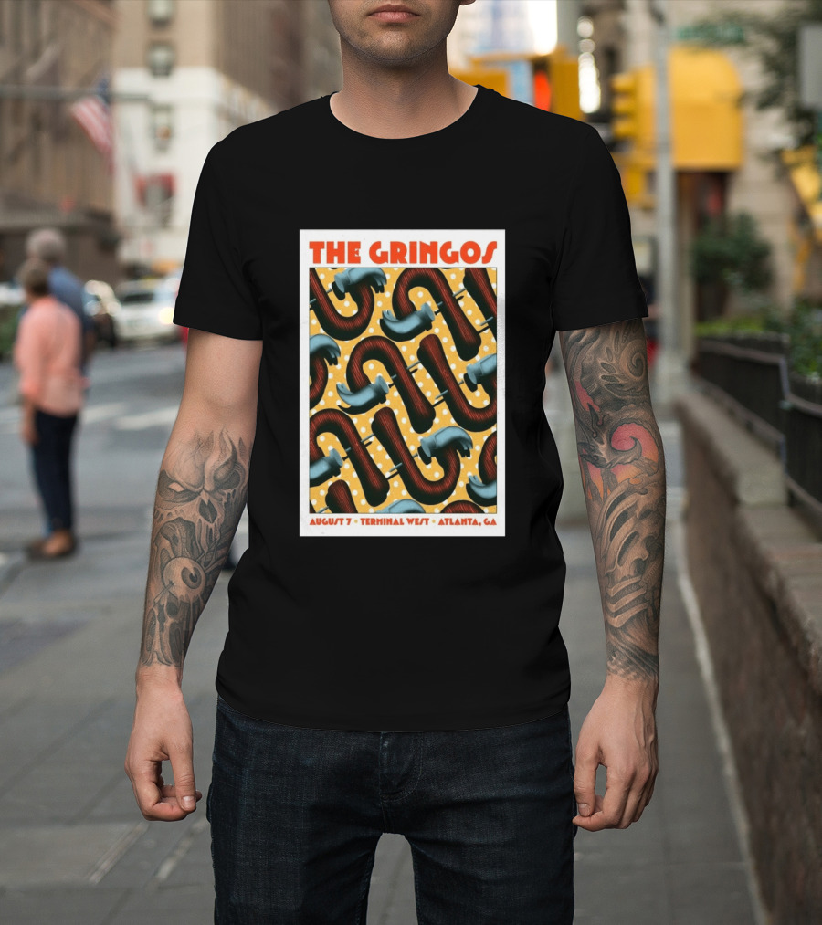 The Gringos August 7 2026 Terminal West Atlanta GA T-Shirt