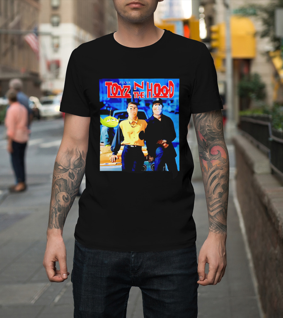 Pixar Toyz N The Hood Parody Toy Story Characters T-Shirt