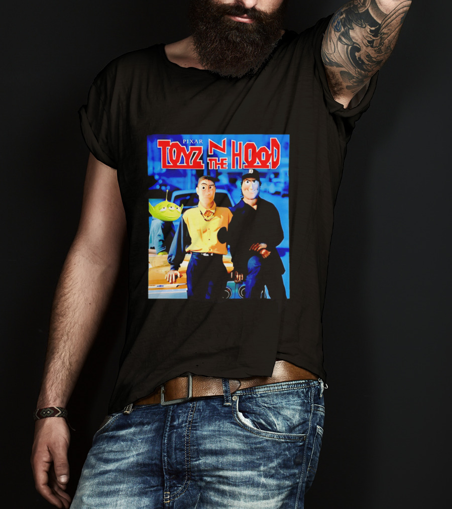 Pixar Toyz N The Hood Parody Toy Story Characters T-Shirt