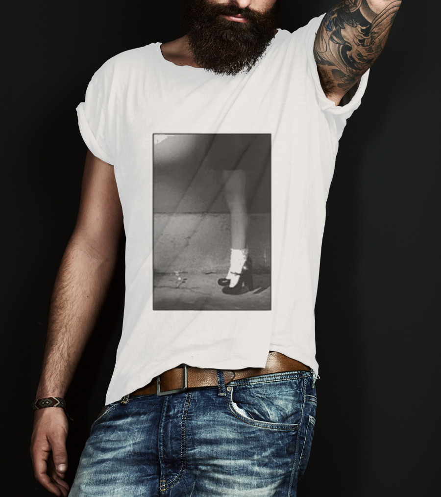 Ariana Grande Petal In The Pavement Vintage Aesthetic Monochrome T-Shirt