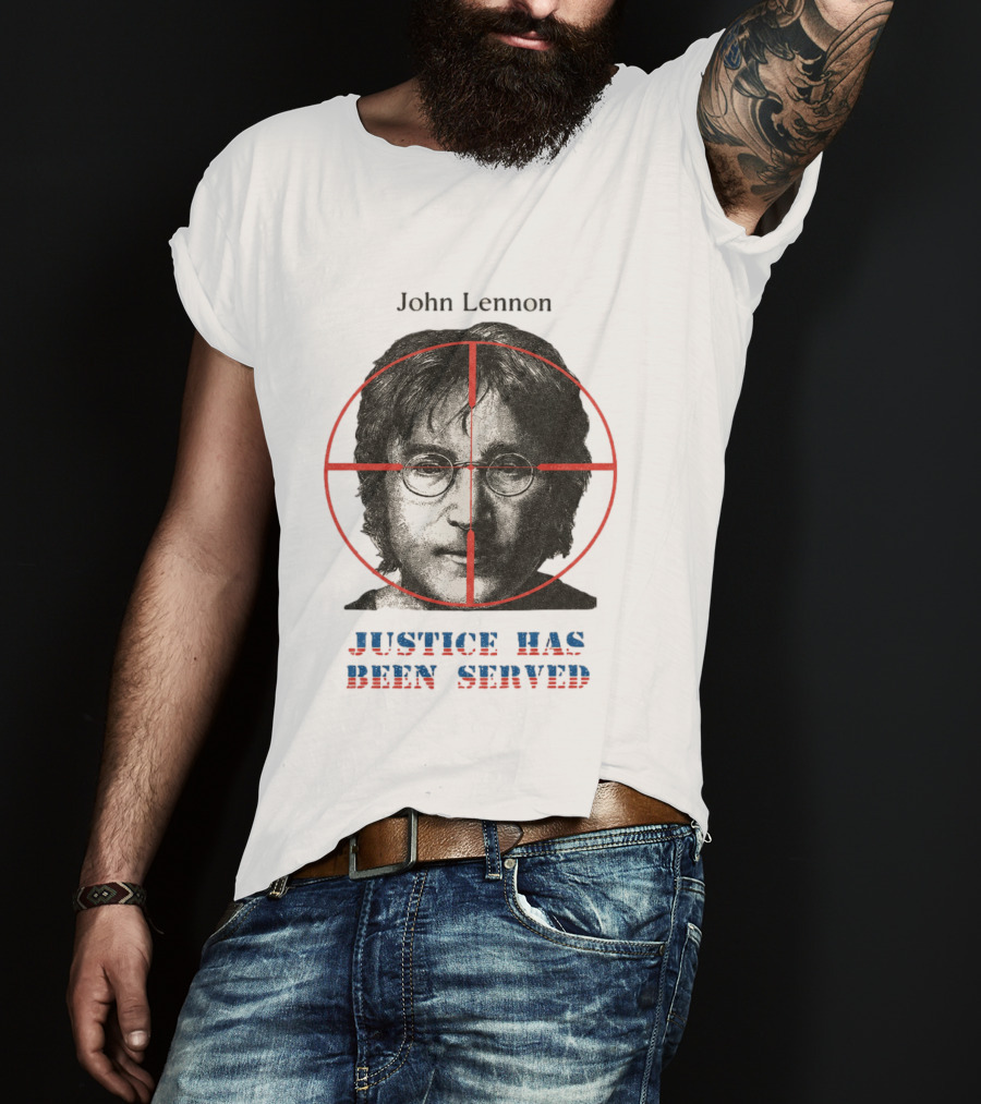 John Lennon Justice Has Been Served Crosshair Target T-Shirt