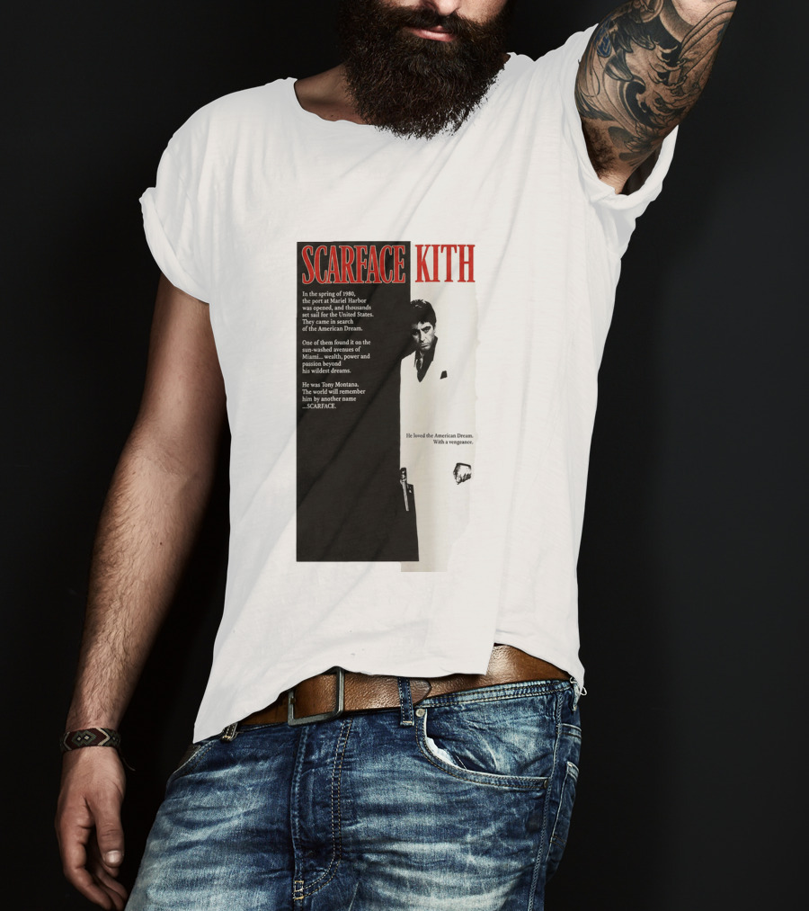 Scarface Kith Tony Montana American Dream 1980 T-Shirt