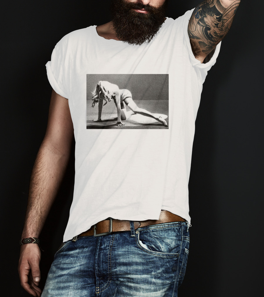 Madonna Confessions II Dance Floor Iconic Pose Black And White T-Shirt