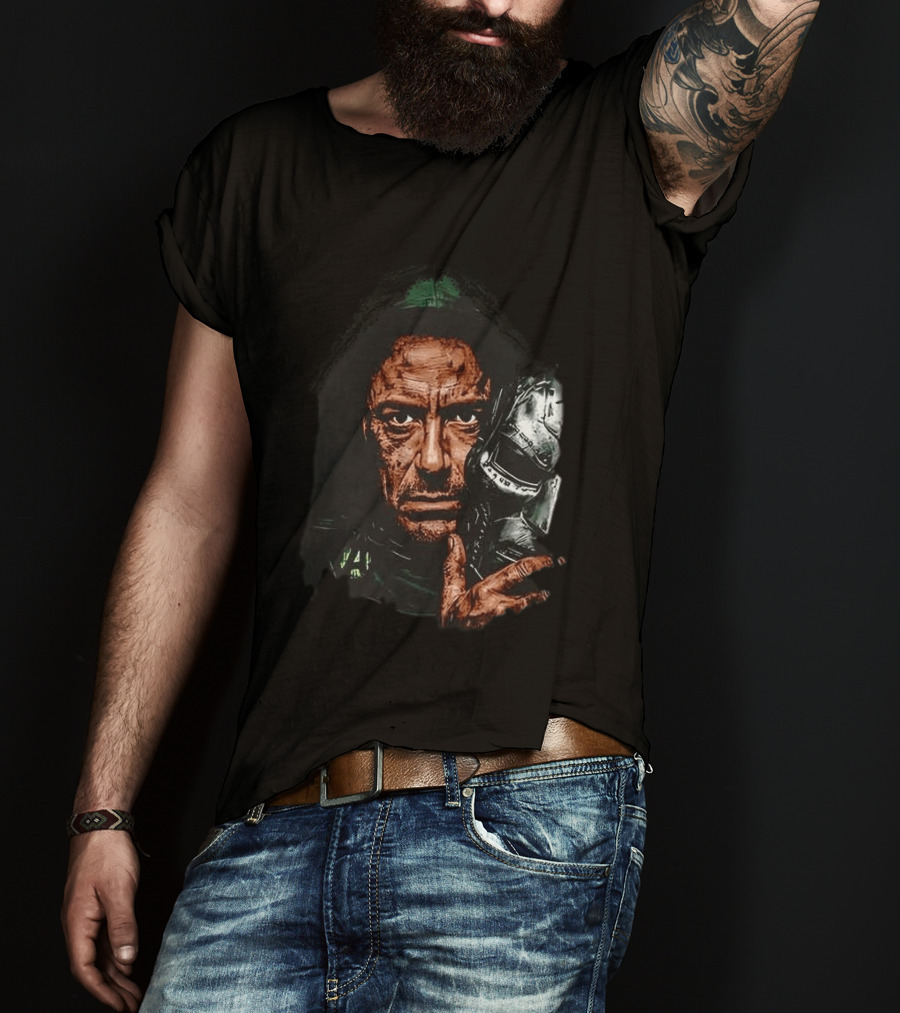 Avengers Doctor Doom Green Cloak Metal Mask Marvel Comics Villain T-Shirt