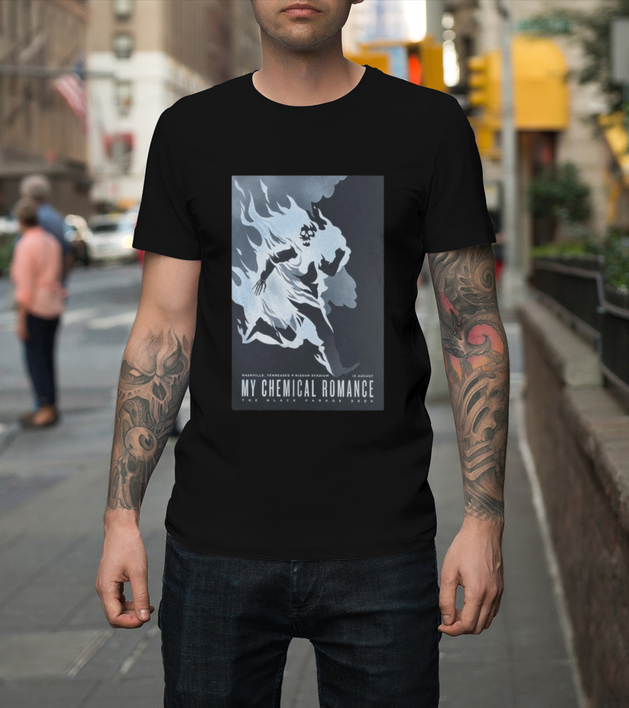My Chemical Romance The Black Parade 2026 Nashville Nissan Stadium 13 August T-Shirt