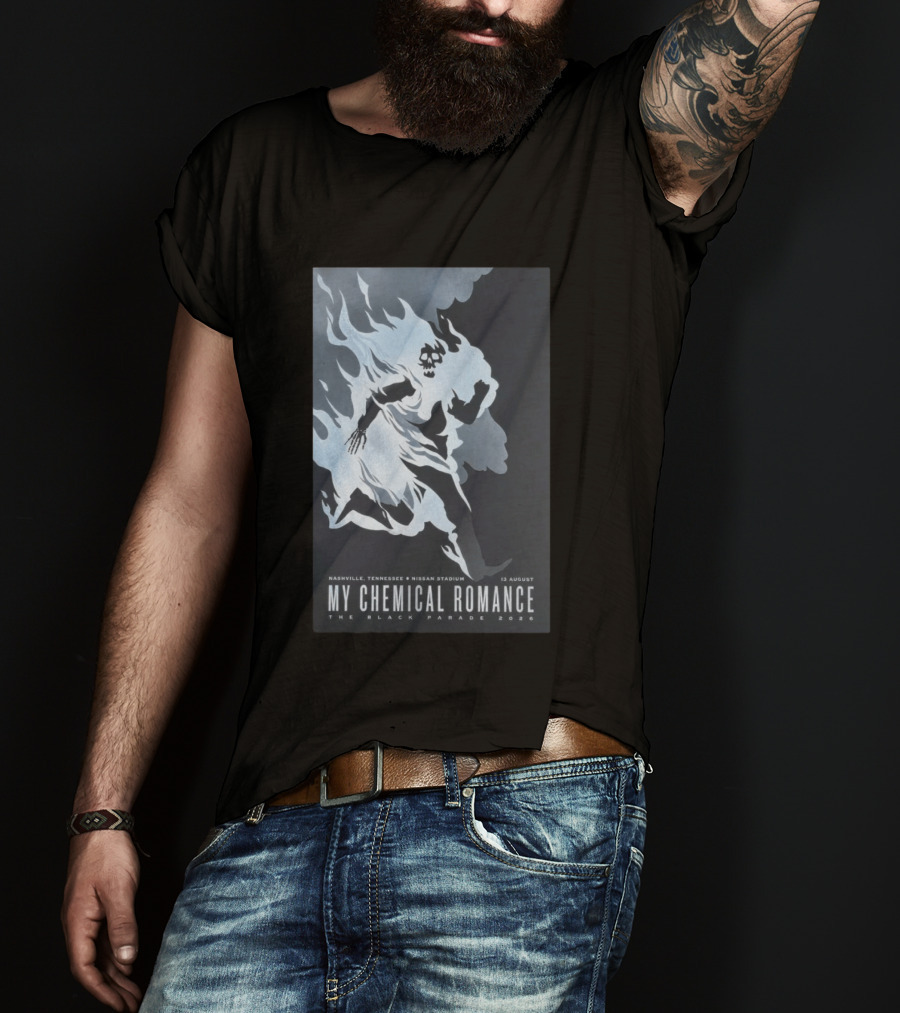 My Chemical Romance The Black Parade 2026 Nashville Nissan Stadium 13 August T-Shirt