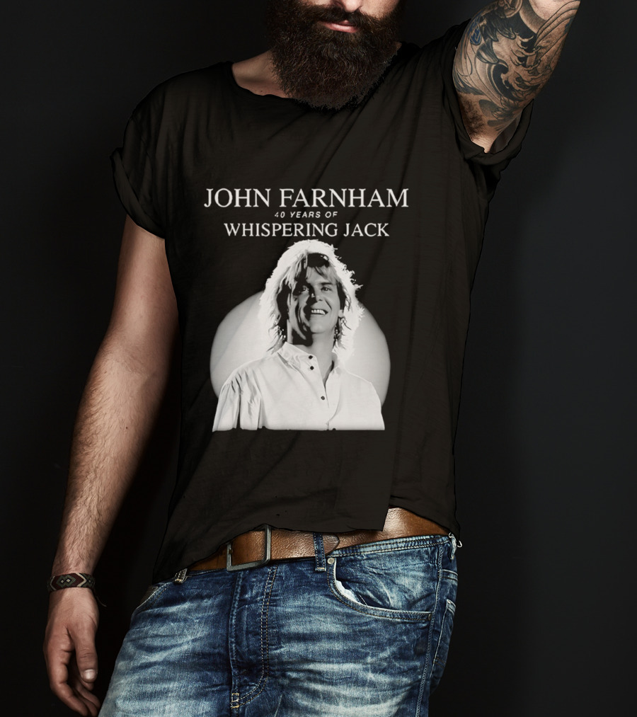 40 Years Of John Farnham Whispering Jack T-Shirt