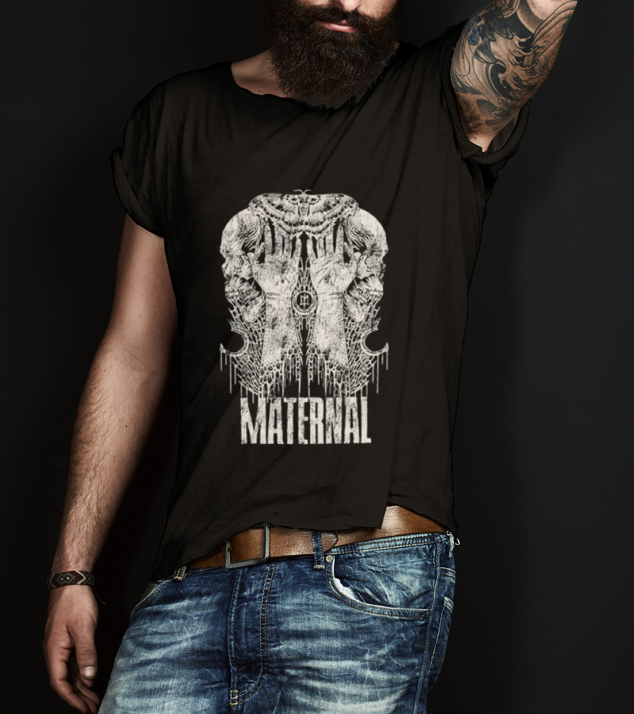 Maternal Disaster Reflecto Skull T-Shirt