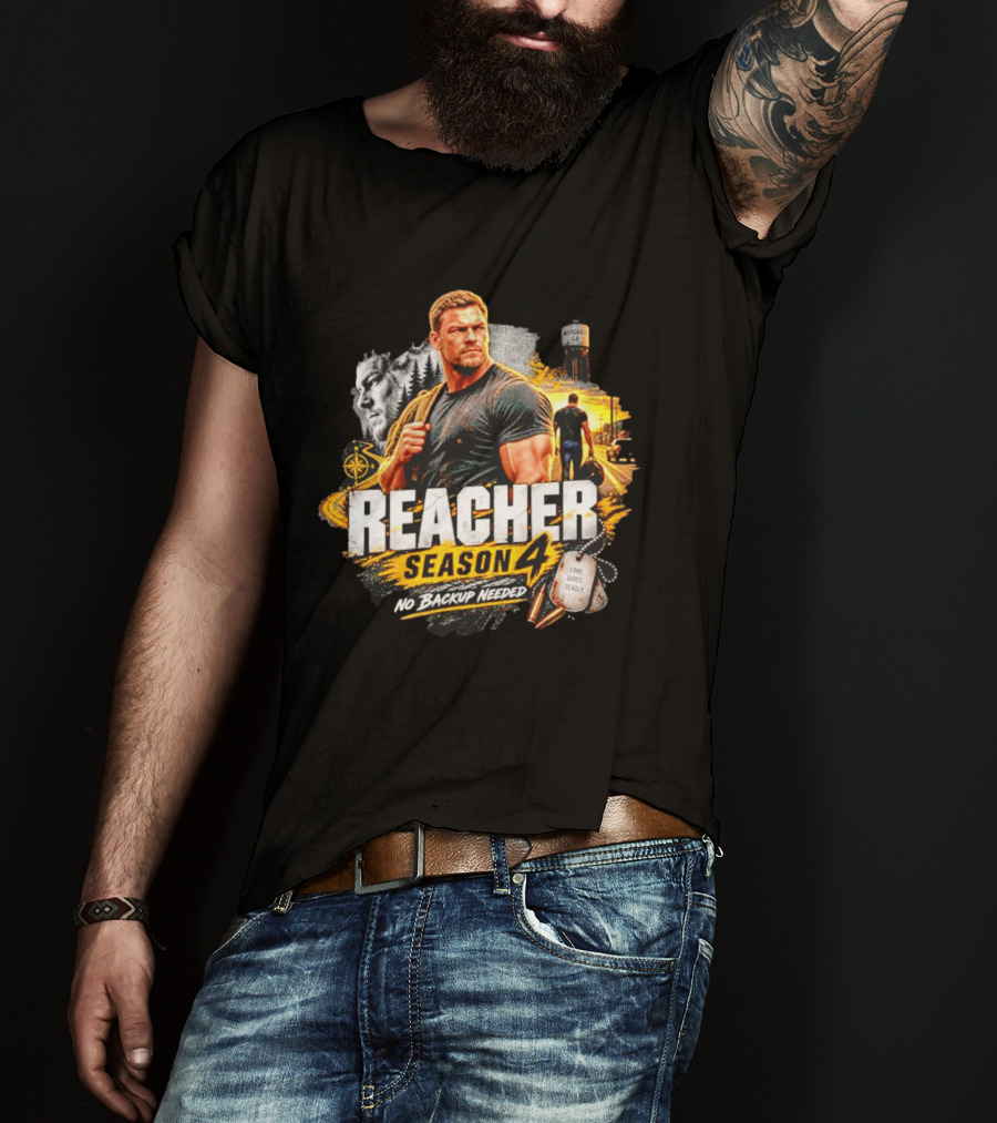 Reacher Season 4 No Backup Needed Morgan GA T-Shirt