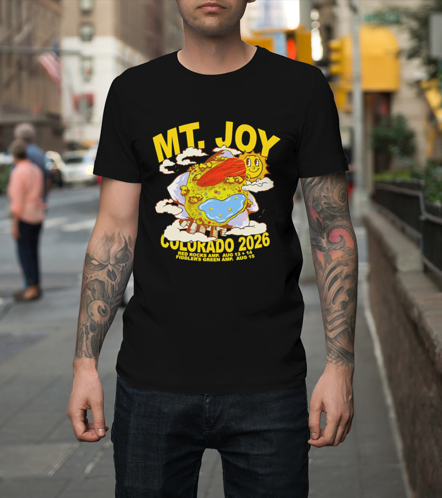 MT. Joy Colorado 2026 Red Rocks Amphitheater August 13 14 Fiddler's Green August 15 T-Shirt