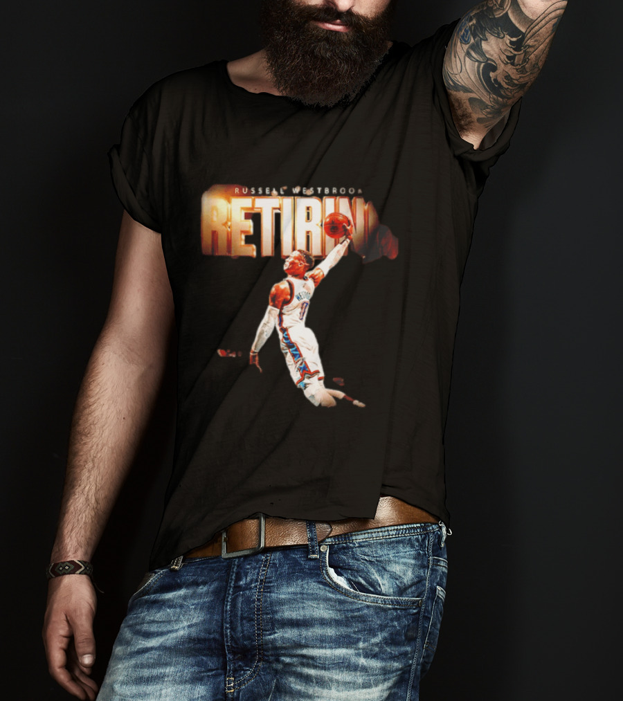 Russell Westbrook Retiring OKC Thunder Legend Dunk T-Shirt