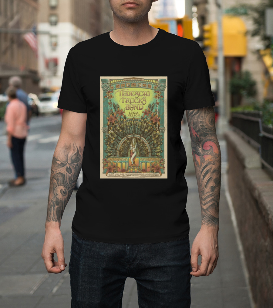 Tedeschi Trucks Band Lukas Nelson August 17 2026 The Greek Theatre Berkeley California T-Shirt