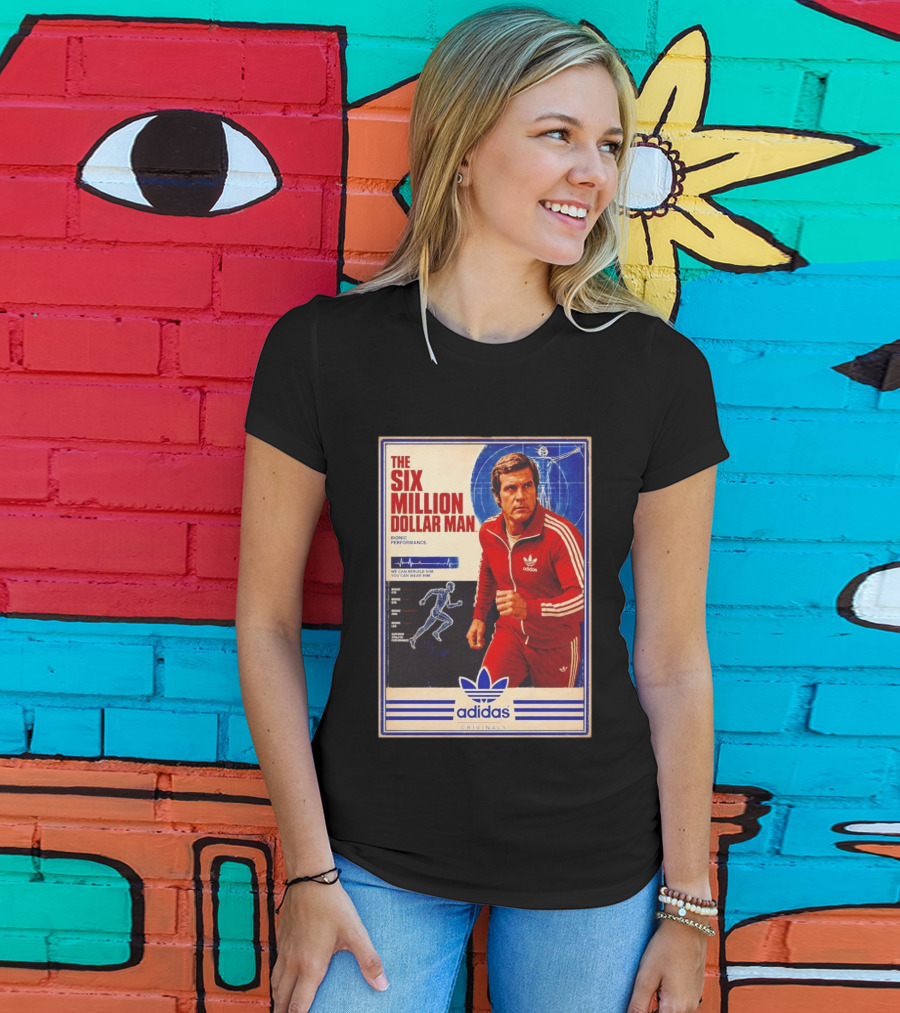 The Six Million Dollar Man Adidas Bionic Performance Originals T-Shirt