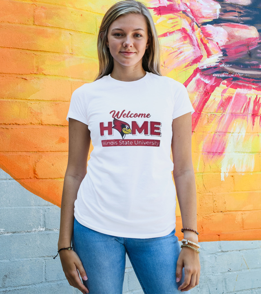Welcome Home Illinois State University Redbird T-Shirt