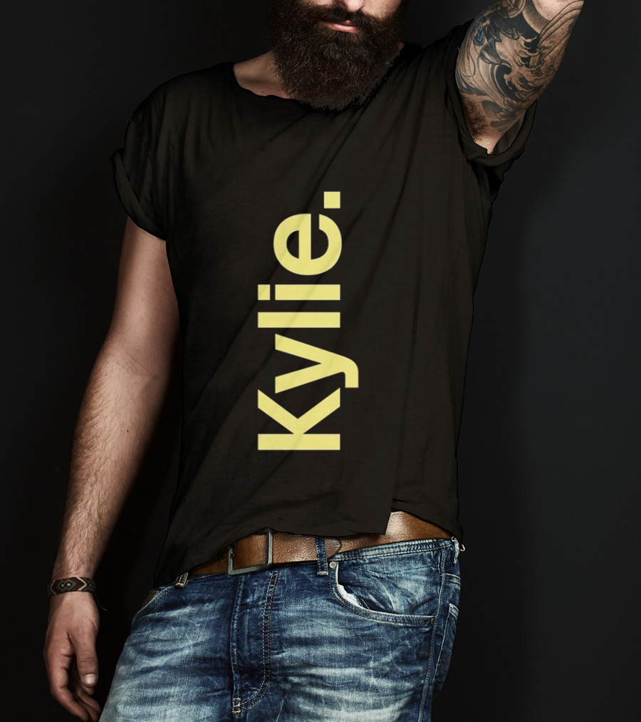 Kylie Minogue Vertical Yellow Kylie T-Shirt