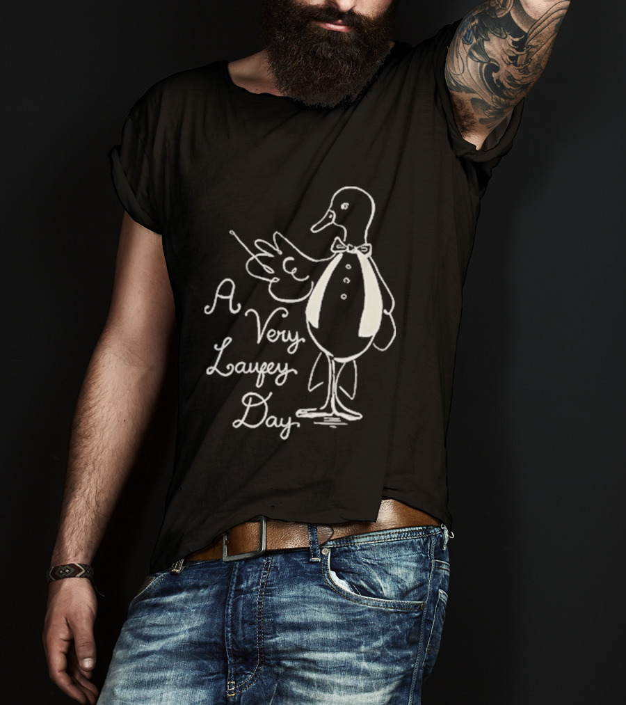 A Very Laufey Day Duck Drawing AVLD26 T-Shirt