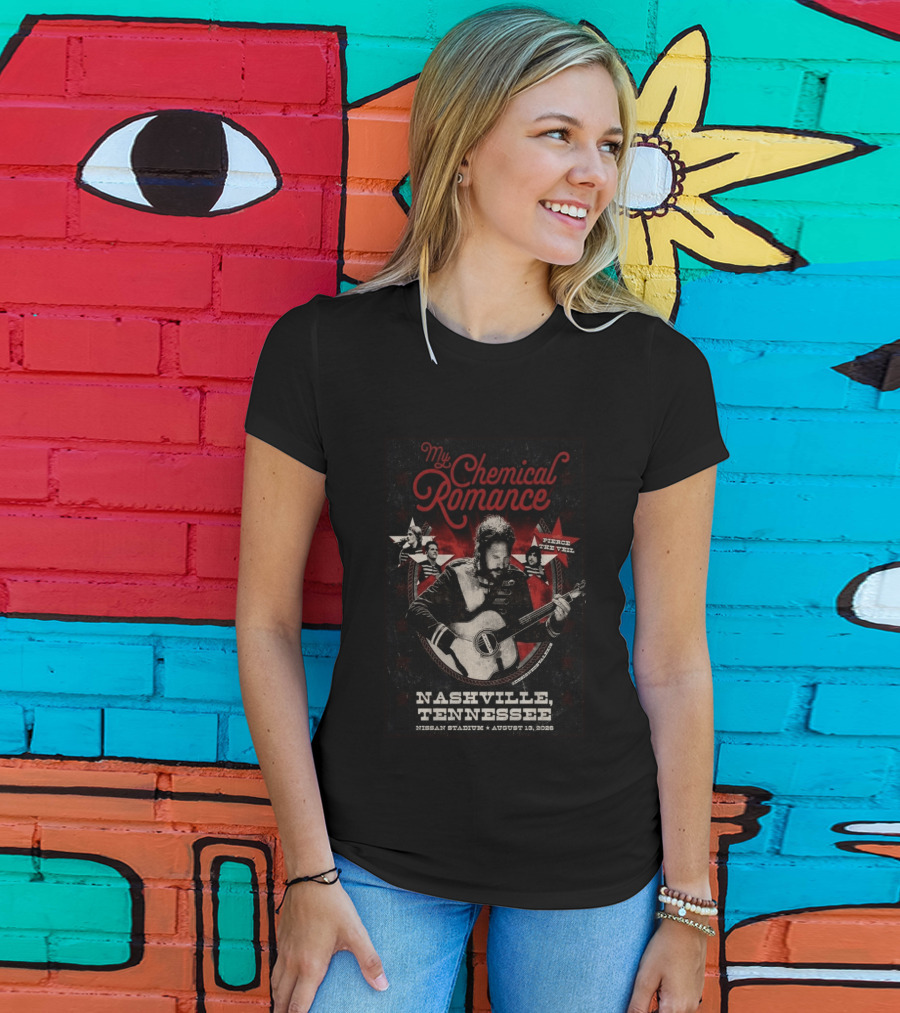 My Chemical Romance Nashville Tennessee Pierce The Veil Nissan Stadium August 10 2026 T-Shirt