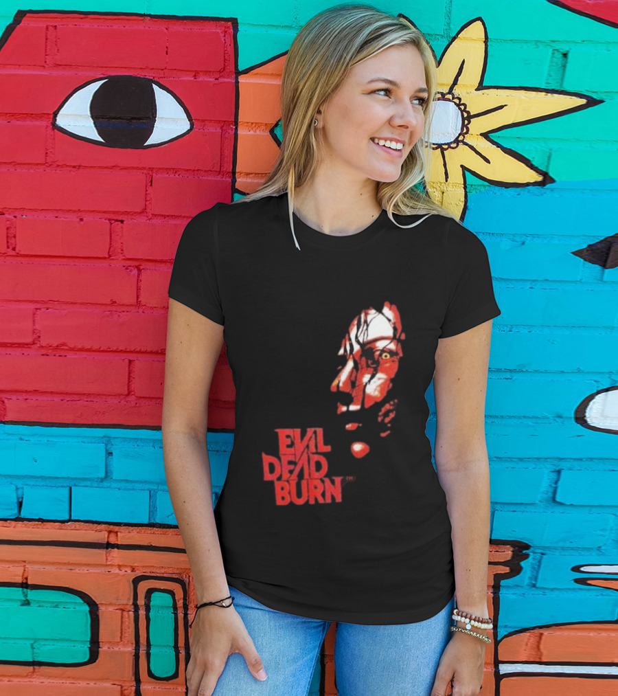 Halloween Horror Nights 2026 Evil Dead Burn Face Red T-Shirt
