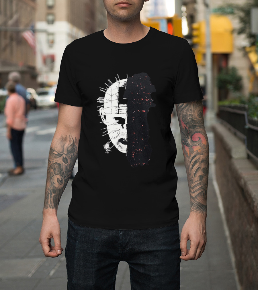 Halloween Horror Nights 2026 Hellraiser Pinhead Split T-Shirt