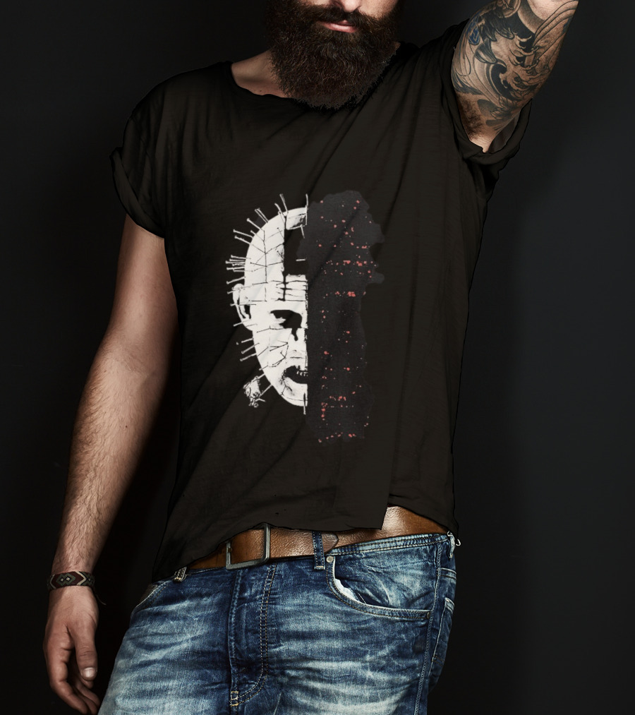 Halloween Horror Nights 2026 Hellraiser Pinhead Split T-Shirt