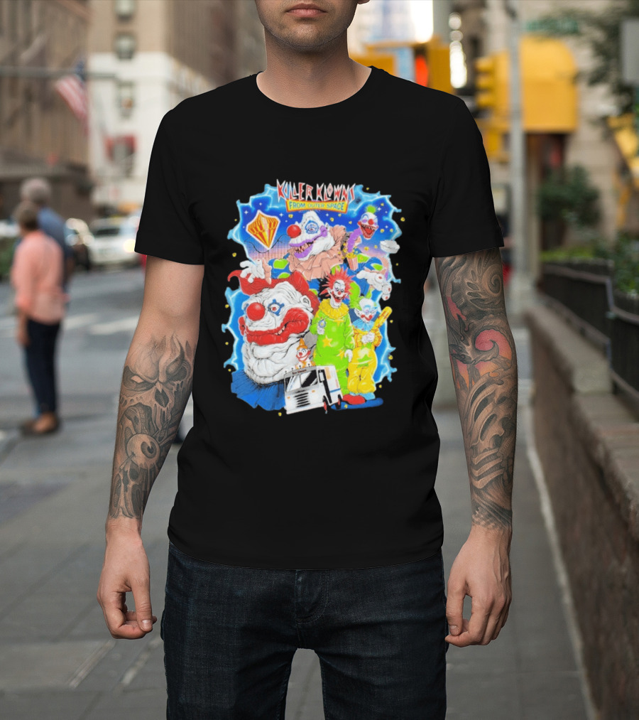 Killer Klowns From Outer Space Halloween Horror Nights 2026 Theme Park Journey T-Shirt