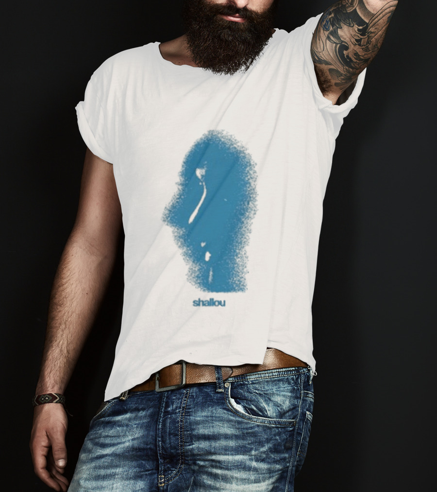 Ambient Inks Shallou Silhouette Blue Profile T-Shirt