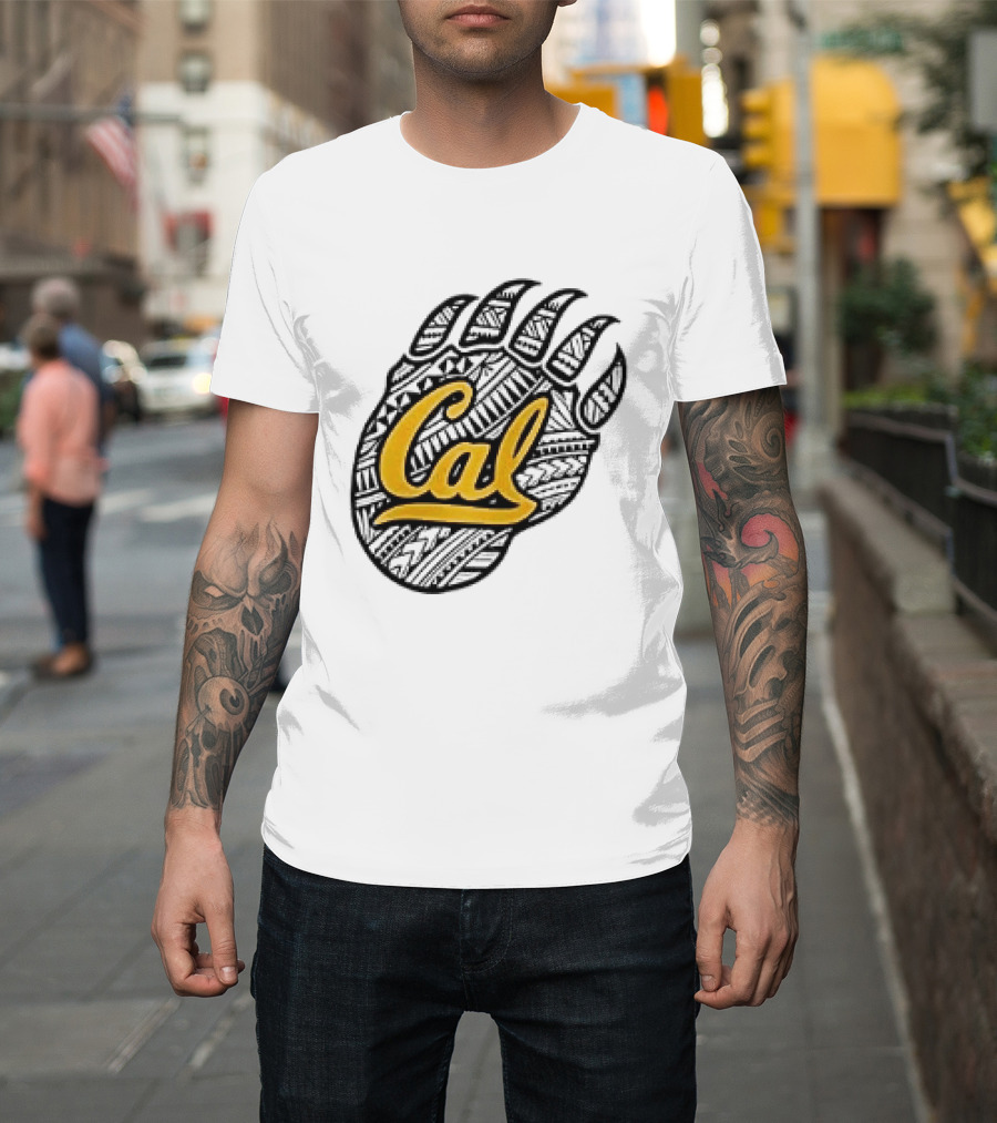 Cal Bears Football From The Bay To The Islands Bear Claw T-Shirt