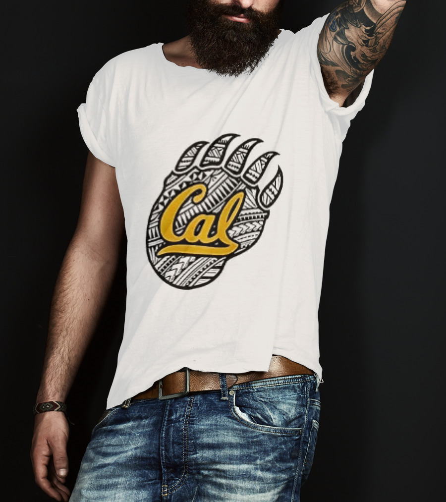 Cal Bears Football From The Bay To The Islands Bear Claw T-Shirt