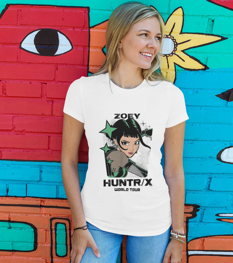 Zoey Huntr/X Girlz Tour Kpop Demon Hunters T-Shirt