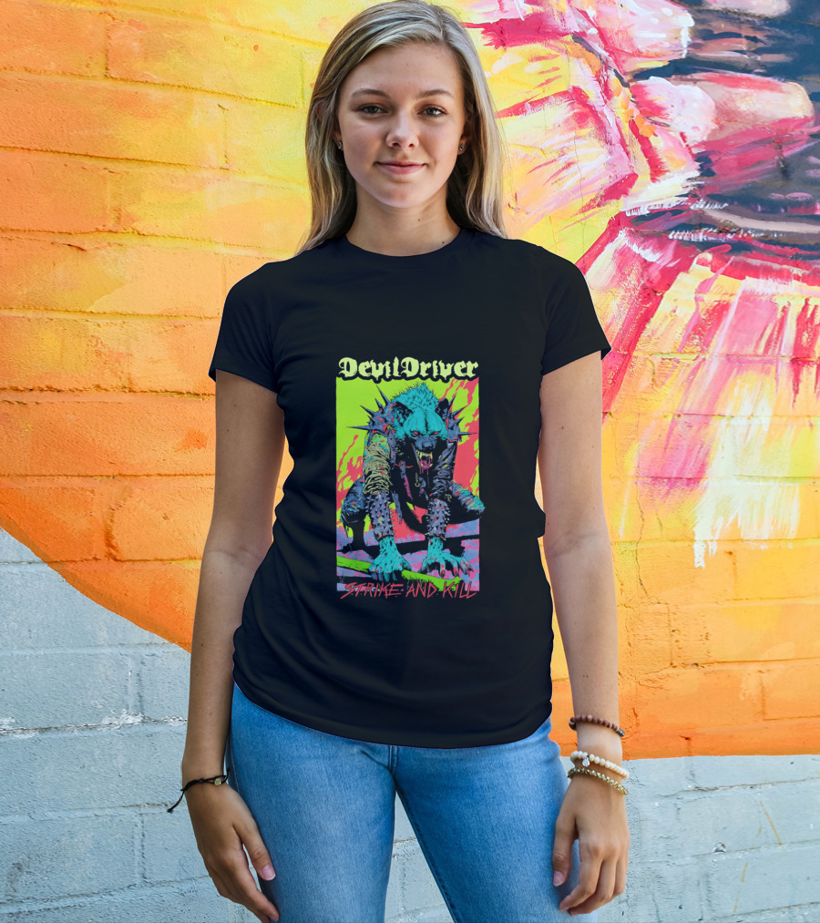 DevilDriver Strive And Kill Bone Hyena T-Shirt